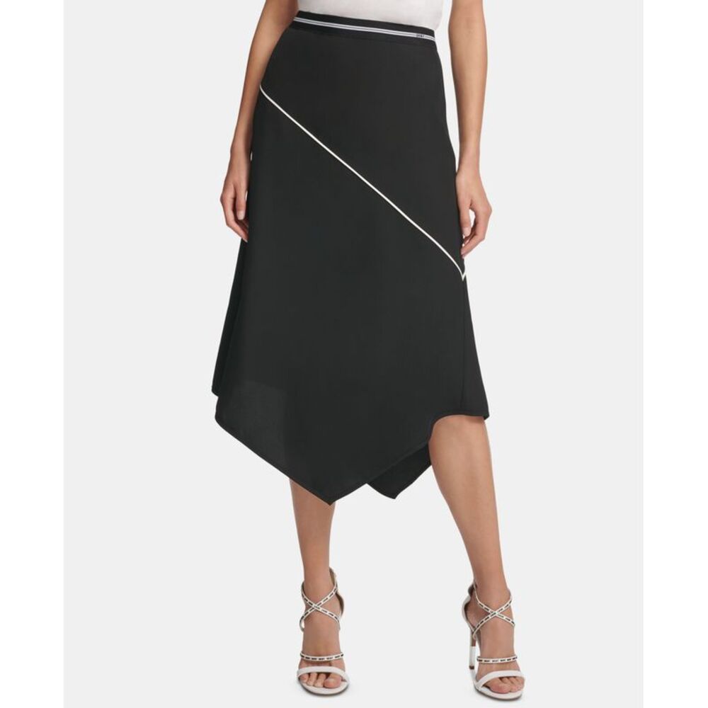 DKNY Asymmetrical Midi Skirt